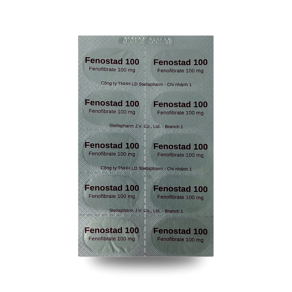 FENOSTAD 100 — Điều trị rối loạn lipid máu - ảnh 8