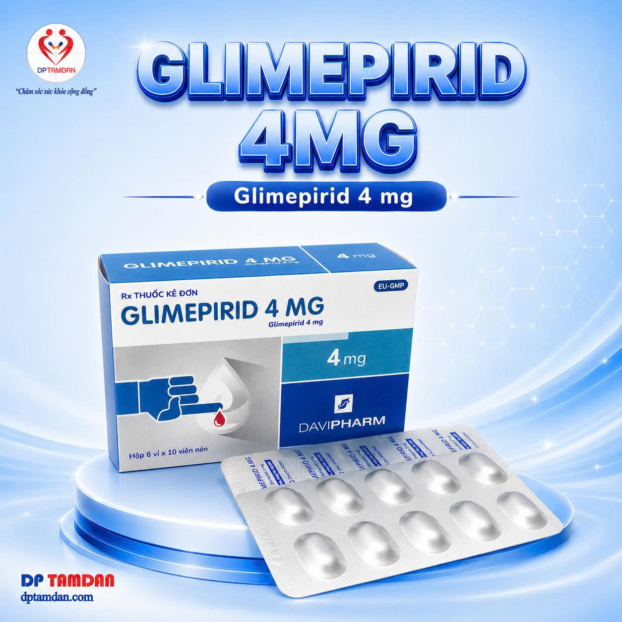 GLIMEPIRID-4 — Điều trị bệnh đái tháo đường type 2