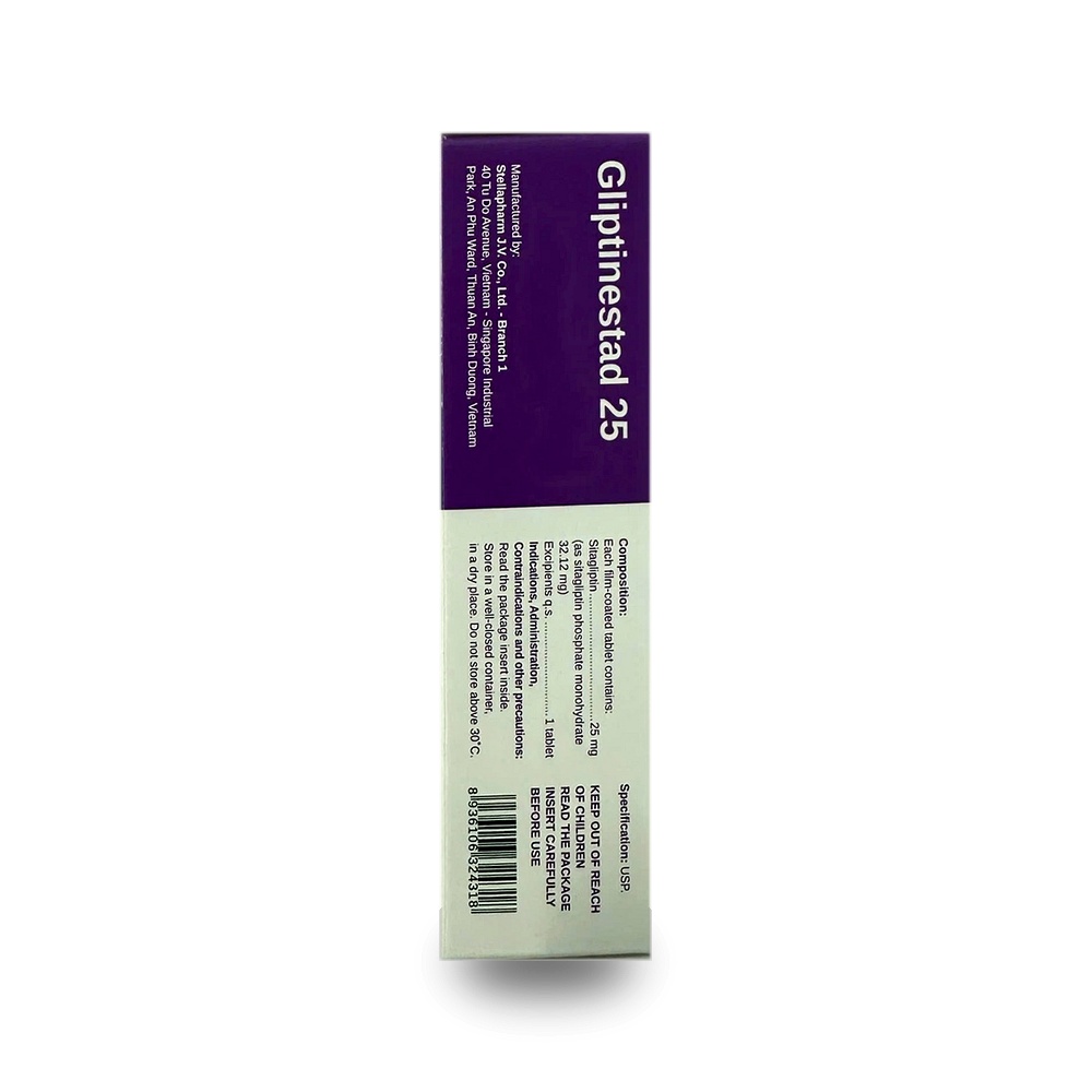GLIPTINESTAD 25 — Điều trị bệnh đái tháo đường type 2 - ảnh 3