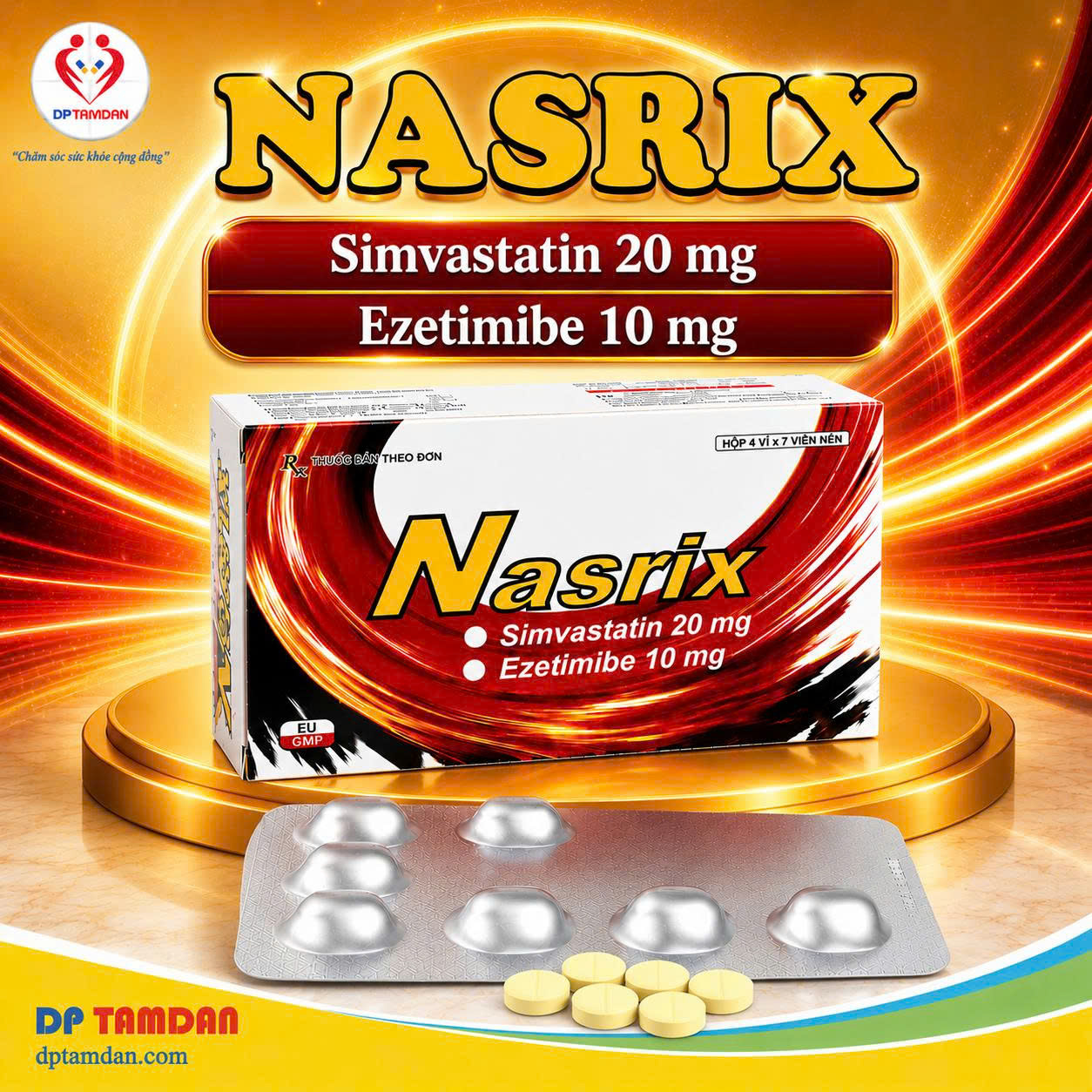 NASRIX — Điều trị rối loạn lipid máu