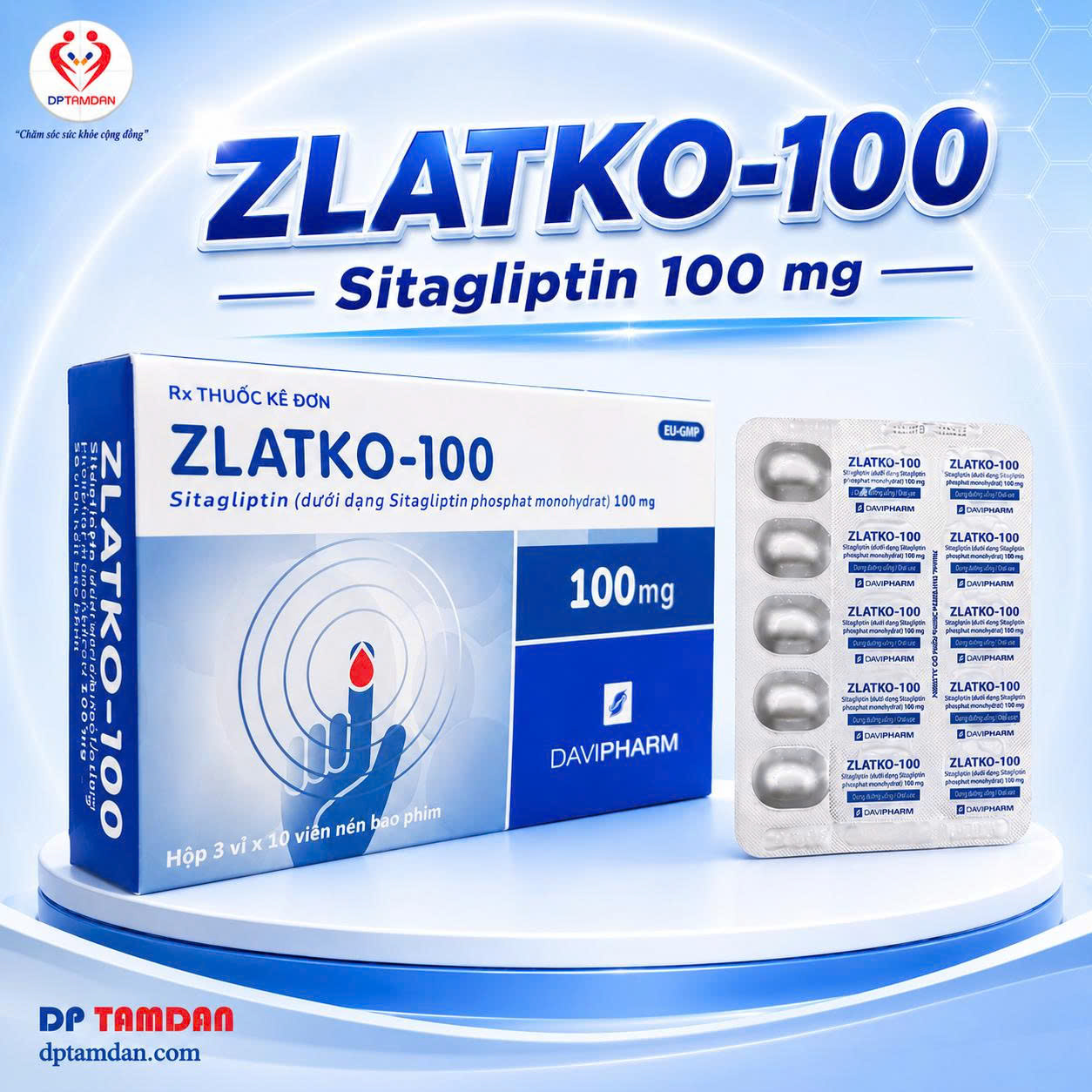 ZLATKO-100 — Điều trị đái tháo đường type 2
