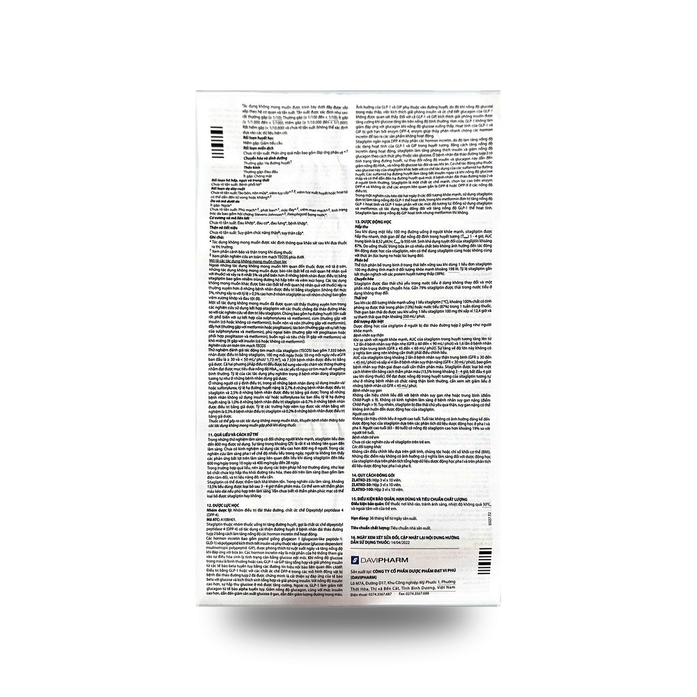 ZLATKO-100 — Điều trị đái tháo đường type 2 - ảnh 6