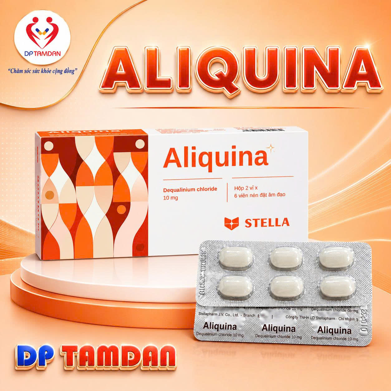 ALIQUINA — Điều trị viêm âm đạo do nhiễm khuẩn